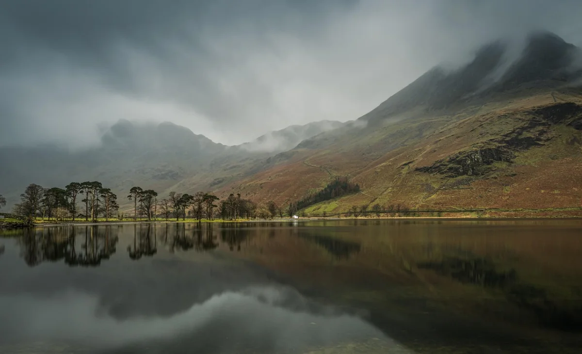 Buttermere lake and surrounding fells in the English Lake District