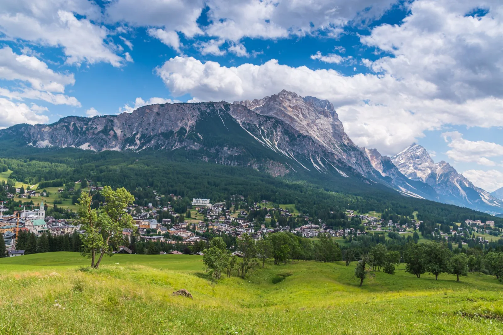 Dolomite peaks above Cortina d’Ampezzo