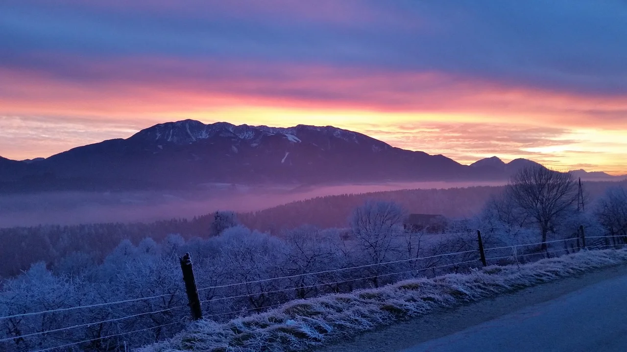 Peca mountains in Koroška, Slovenia