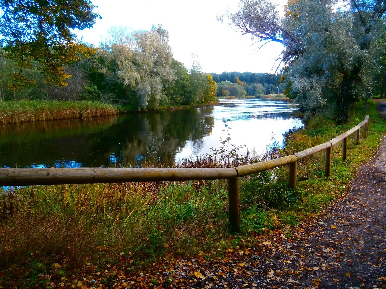 Pirita river landscape near Tallinn, Estonia